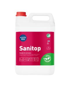 Kiilto Pro Sanitop hajustamaton 5L puhdistusaine saostumien poistoon