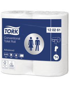 Tork T4 Advanced wc-paperi 2-krs valkoinen 61,6m/24rll