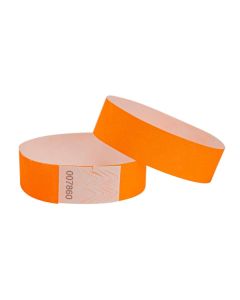 Pääsylippuranneke neon oranssi 50kpl