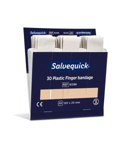 Salvequick muovilaastari 6x30kpl pitkä kiinnitysteippi