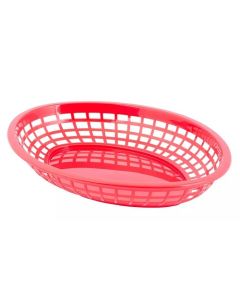 Tarjoilukori Jumbo punainen soikea 30x23x5cm