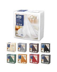 Tork LinStyle® Dinner lautasliina Premium 39x39cm 1/4 1-krs 50kpl eri värejä