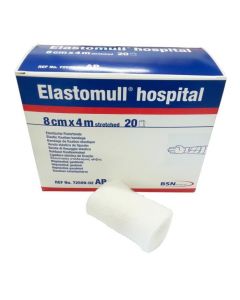 Elastomull Hospital harsoside 8 cm x 4 m  20kpl joustava harsoside
