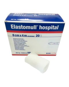 Elastomull Hospital harsoside 8 cm x 4 m  20kpl joustava harsoside