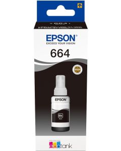 Epson 664 Ecotank C13T664140 musta tulostinmuste pullo 70ml