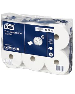 Tork T8 SmartOne® wc-paperi 2-krs valkoinen 6rll