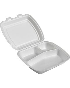 ABENA Gastro ateriarasia XPS valkoinen 3-lokeroa 24x20,5x7cm 125kpl