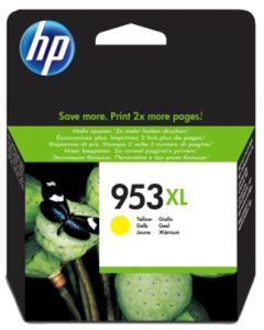 HP 953XL (F6U18AE) keltainen mustepatruuna 20ml