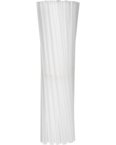 Muovipilli uudelleenkäytettävä PP kirkas Ø8mm 24cm 250kpl