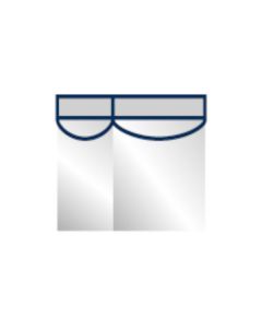 ALPHAtex nesteenkeräyspussi kaksiosainen steriili 30x40cm 55kpl