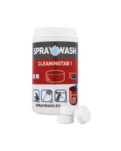 SprayWash Cleaning Tab1/punainen kalkinpoistoaine tabletti hajustamaton 18kpl