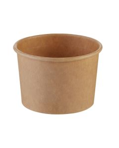 Keittokulho ruskea kartonki/PE 76x59mm 250ml 50kpl