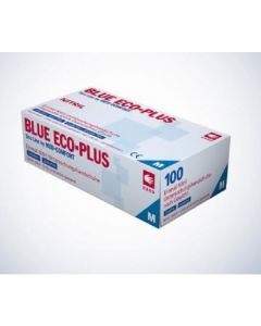 Eco-plus nitriilikäsine puuteriton sininen koko S 100kpl