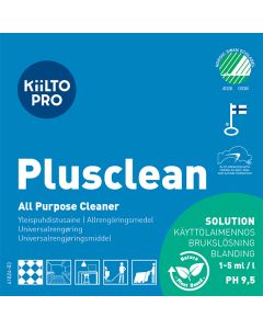 Kiilto Pro käyttölaimennusetiketti Plusclean 100kpl/rll