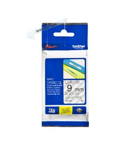 Brother P-Touch TZe121 tarrakasetti 9mm/8m musta/kirkas