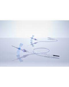 VACUETTE® EVOPROTECT turvasiipineula luer adapteri 23G neula ETW 19 cm letku 60 kpl