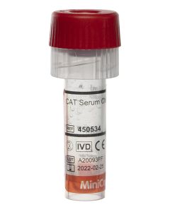 MiniCollect® seerumiputki 0,5/1ml kauhalla 50kpl