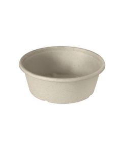 Duni Classic bagassikulho pyöreä ruskea 1200ml PBAT/PLA-pinnoite Ø 194x65mm 160kpl