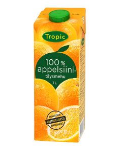 Tropic 100% appelsiinitäysmehu 10x1L