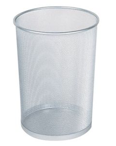 Rubbermaid roskakori teräsverkko 19L hopea